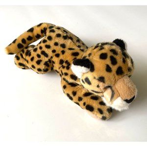 2020 Aurora plush stuffed cheetah leopard jungle cat‎ 14"